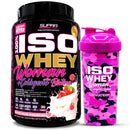 Pack Iso Whey Woman 2 lbs + Shaker Camo Pink Woman 700ml Fast Nutrition - Suples.cl