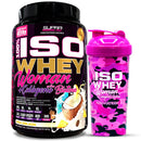 Pack Iso Whey Woman 2 lbs + Shaker Camo Pink Woman 700ml Fast Nutrition - Suples.cl