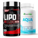 Pack Lipo 6 Black 60 Caps Nutrex + Aqua Dry 90 Caps Nutrivital - Suples.cl