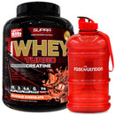 Whey Turbo 5lbs + Botellon rojo Fast Nutrition - Suples.cl