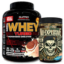 Pack Pre Workout N.O. Explosive 350 Grs + 100% Whey Turbo 5 Lbs Fast Nutrition - Suples.cl