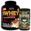 Pack Pre Workout N.O. Explosive 350 Grs + 100% Whey Turbo 5 Lbs Fast Nutrition - Suples.cl
