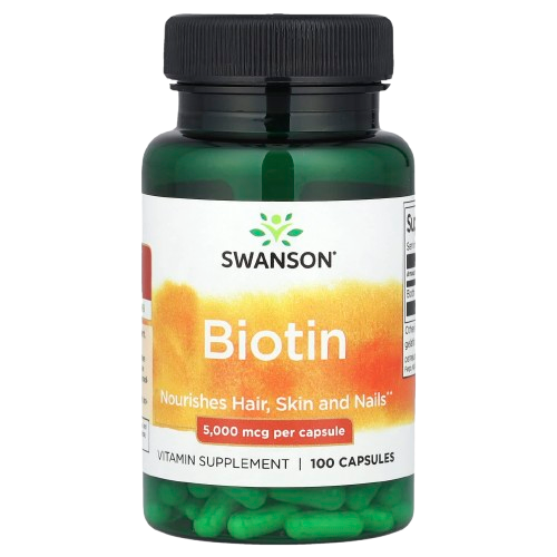 Biotin 5.000 mcg 100 Caps Swanson