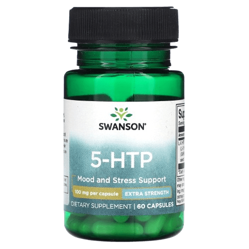 5 - htp Maximum Strength 100 Mg 60 Caps Swanson - Suples.cl