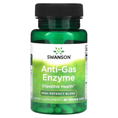 Anti-gas Enzyme 40mg 90 Veg Caps Swanson