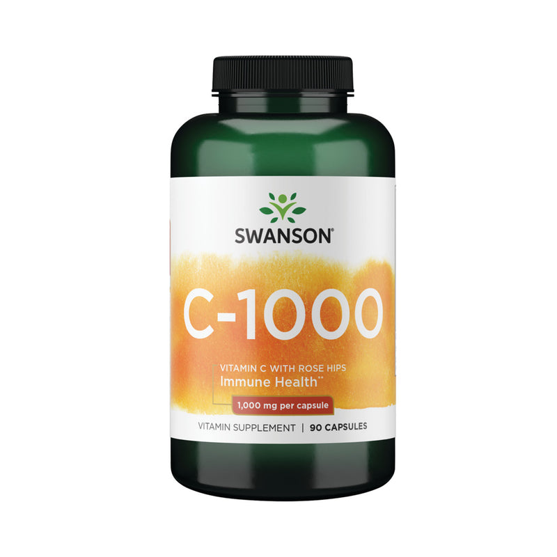 Vitamina C-1000 white Rose Hips 1000mg 90caps Swanson