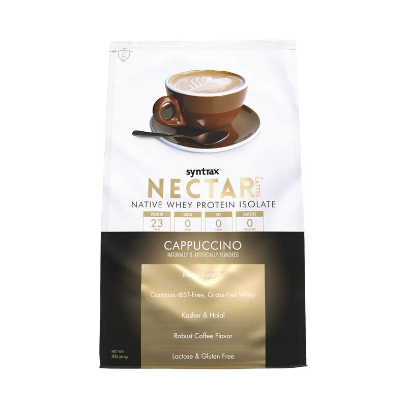 Proteina Aislada Syntrax Nectar Lattes 2 Lb con cafeína