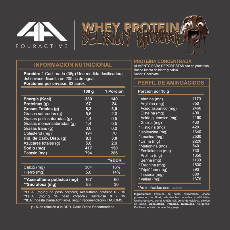 Whey Protein 5 libras - 4Active®