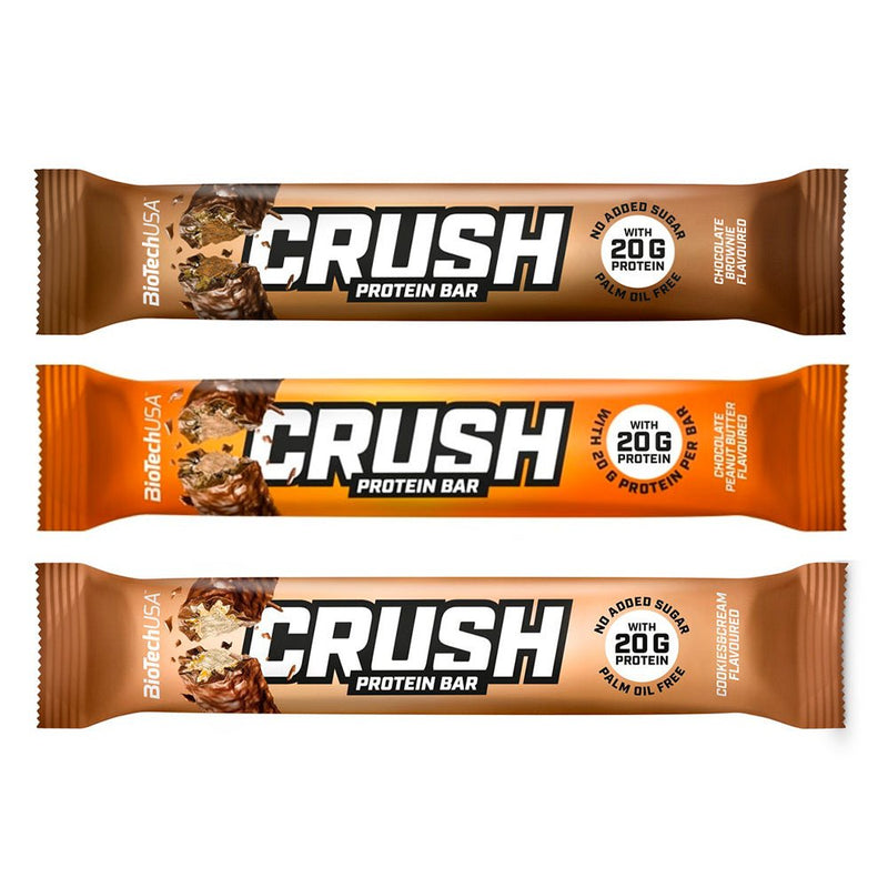 Barrita Crush Protein Bar 64 Grs BiotechUSA - Suples.cl