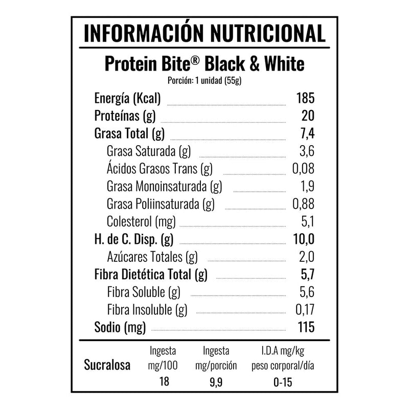 Barrita Protein Bite 55g Your Goal - Suples.cl