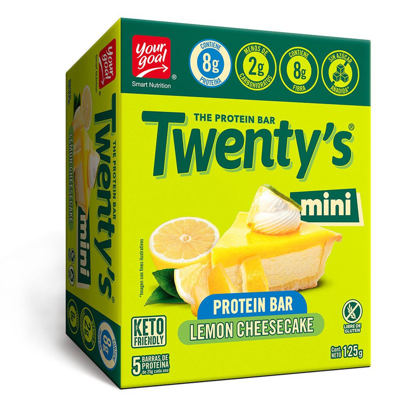 Caja 5 Mini Twenty's 25g Your Goal - Suples.cl