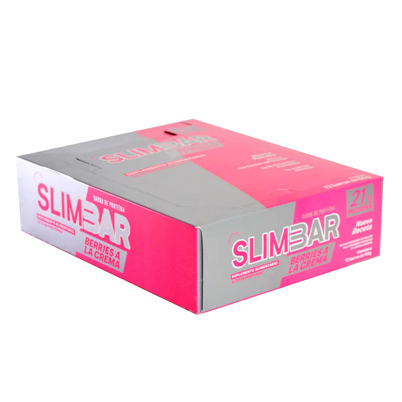 Caja Barritas de Proteína 60 Grs 12 Unidades Slimbar