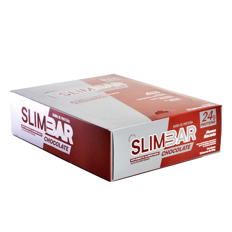 Caja Barritas de Proteína 60 Grs 12 Unidades Slimbar