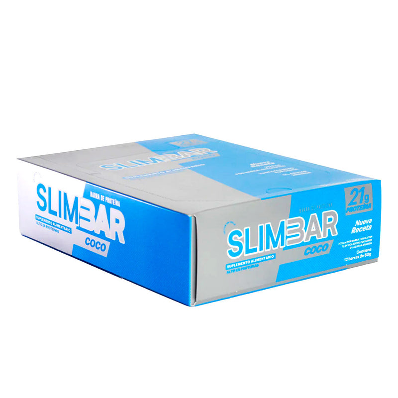 Caja Barritas de Proteína 60 Grs 12 Unidades Slimbar