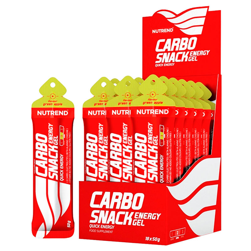 Caja Carbo Snack Energy Gel 50g 18 Sachet Nutrend