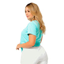 Camiseta Mujer Light Blue Training Durabody - Suples.cl