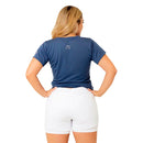 Camiseta Mujer Navy Blue Training Durabody - Suples.cl