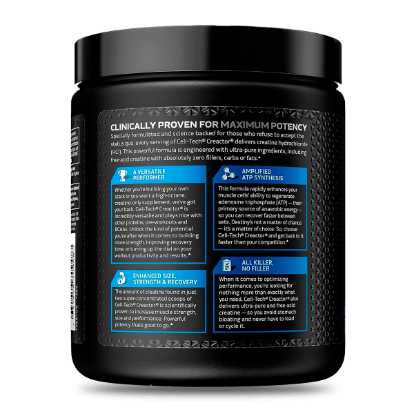 Cell tech Creactor Muscletech Sin Sabor - Suples.cl