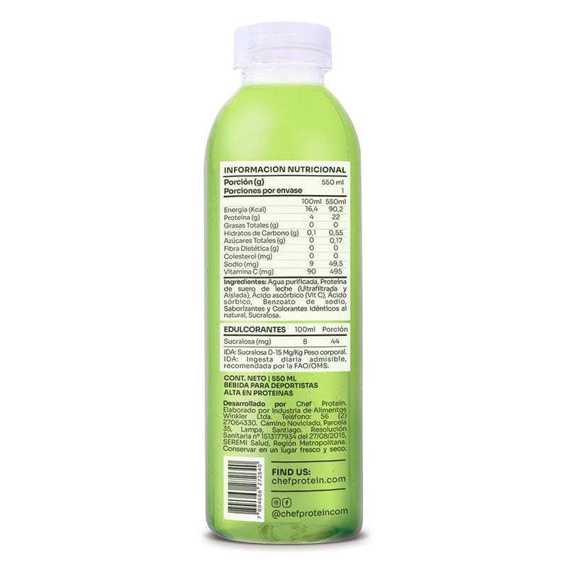Chef Protein Water 550ml - Suples.cl