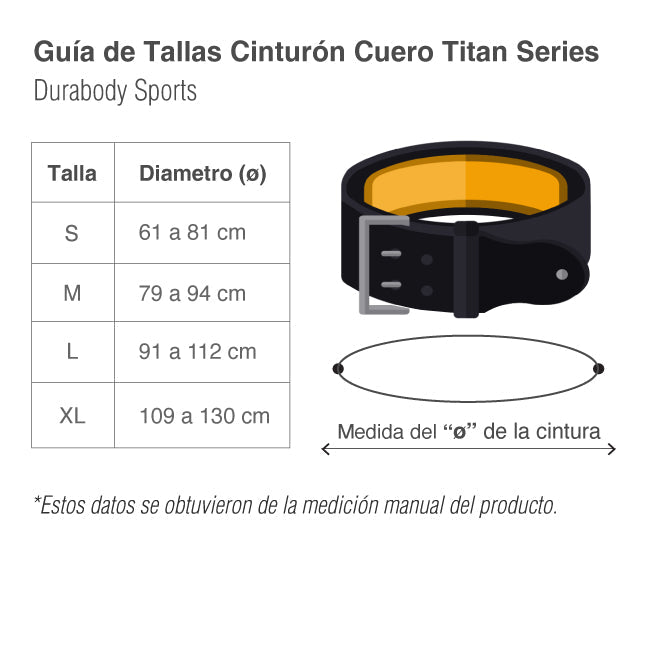 Cinturón de Cuero Serie Titan Deep Rose Durabody - Suples.cl