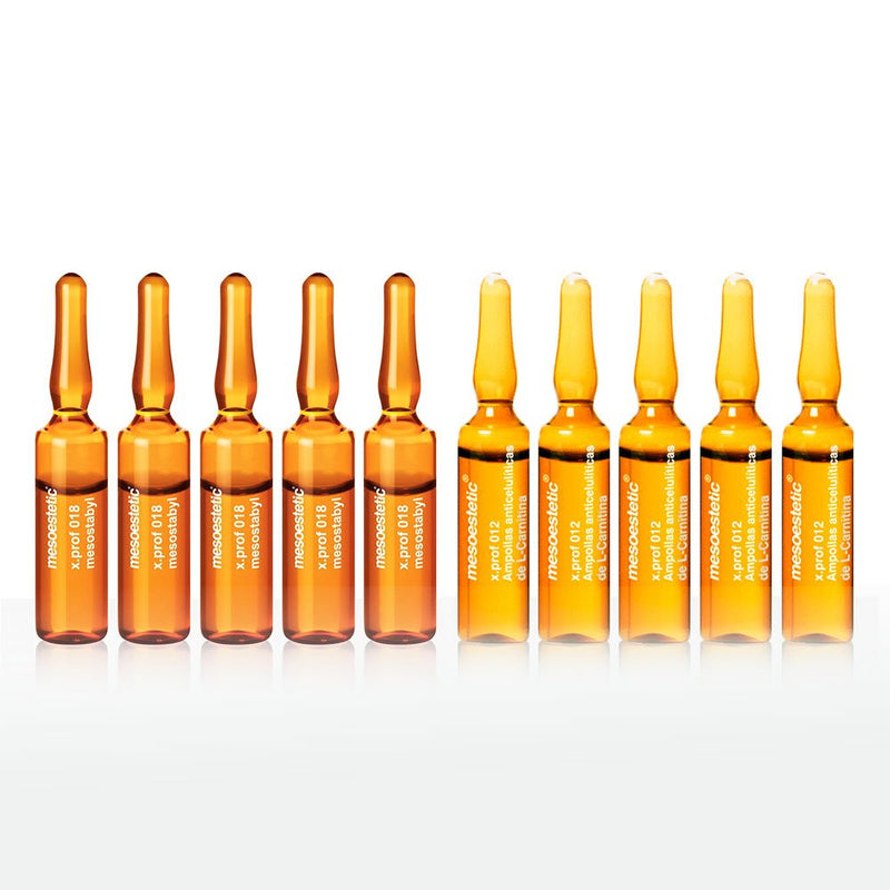 Coctel Mesostabyl 5 Amp + LCarnitina 5 Amp Mesoestetic - Suples.cl