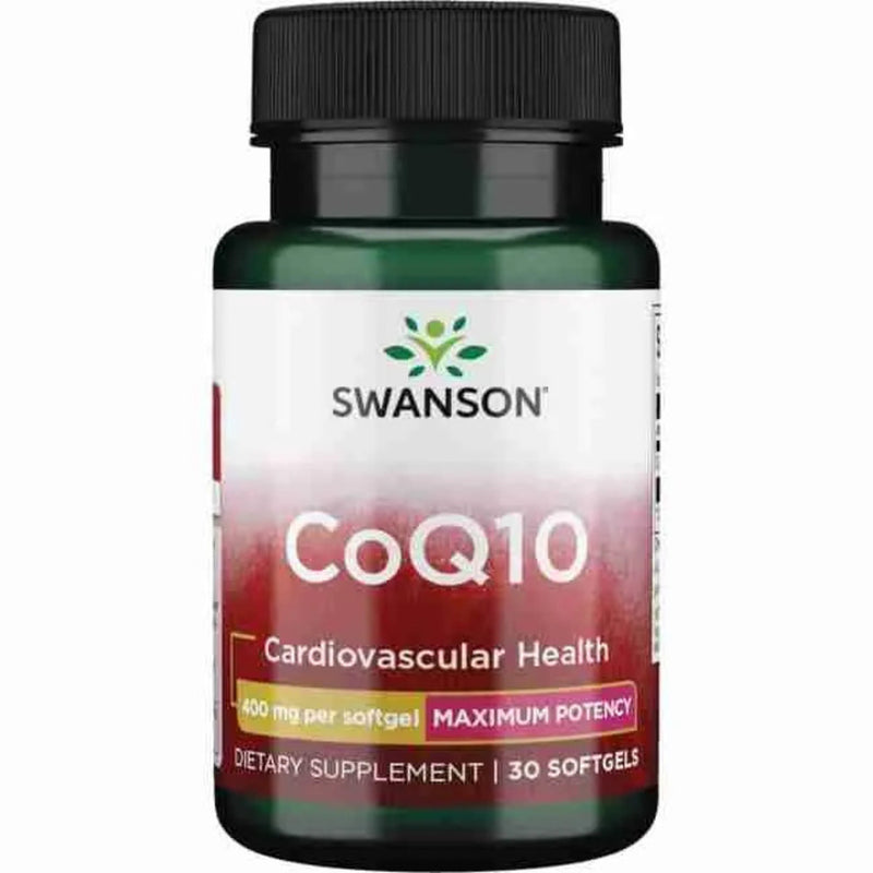 Coq10 Maximun Potency 400 Mg - 30 Softgels Swanson