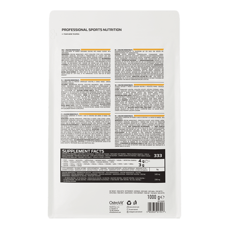 Creatina 1000g Ostrovit mango - Suples.cl