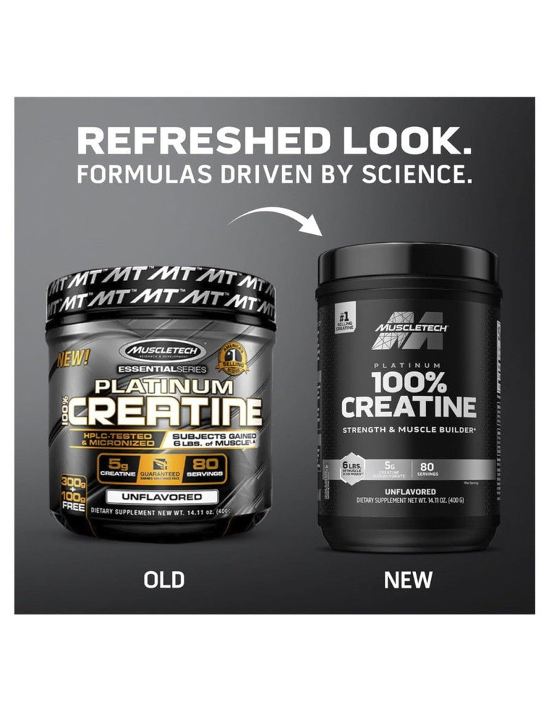 Creatina Platinum 100% Muscletech 400Grs - Suples.cl
