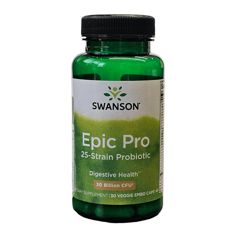 Epic Pro 25 - Strain Probiotic - 30 Veggie Swanson - Suples.cl