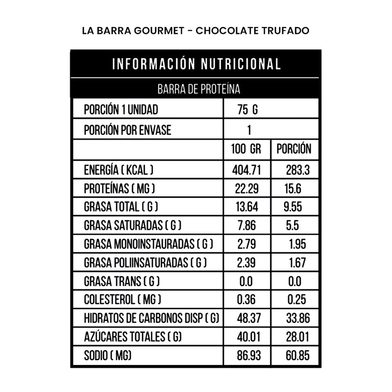 Barrita La Barra Gourmet 75 Grs