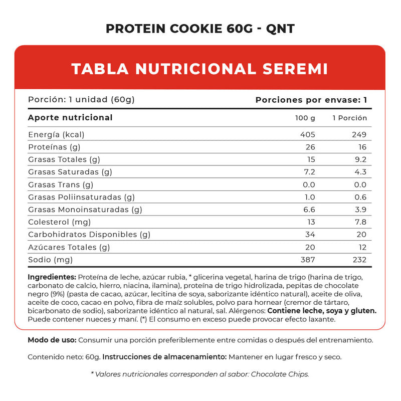 Galleton Protein Cookie 60 Grs QNT