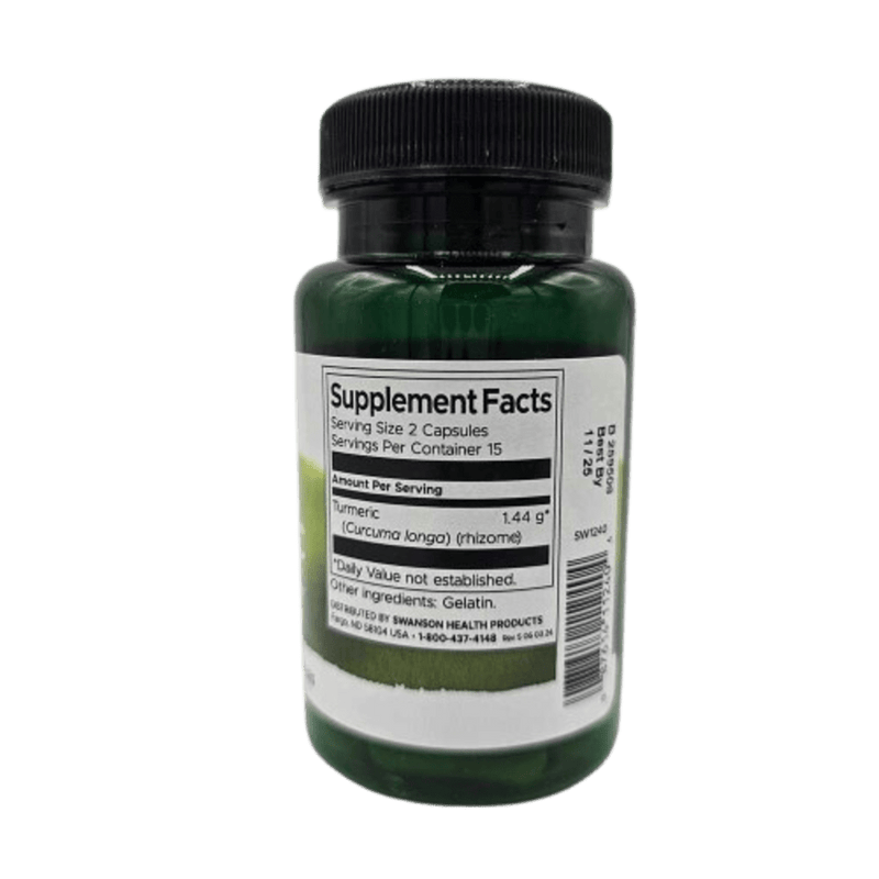 Full Spectrum Turmeric 720mg 30 Cápsulas Swanson - Suples.cl