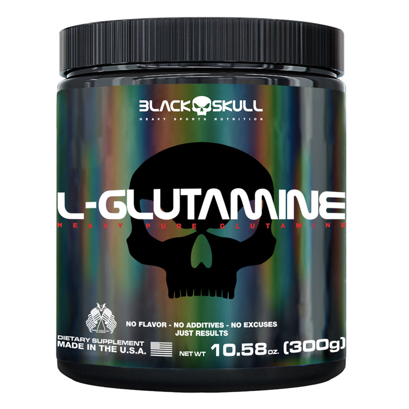 L-Glutamine 300g Black Skull