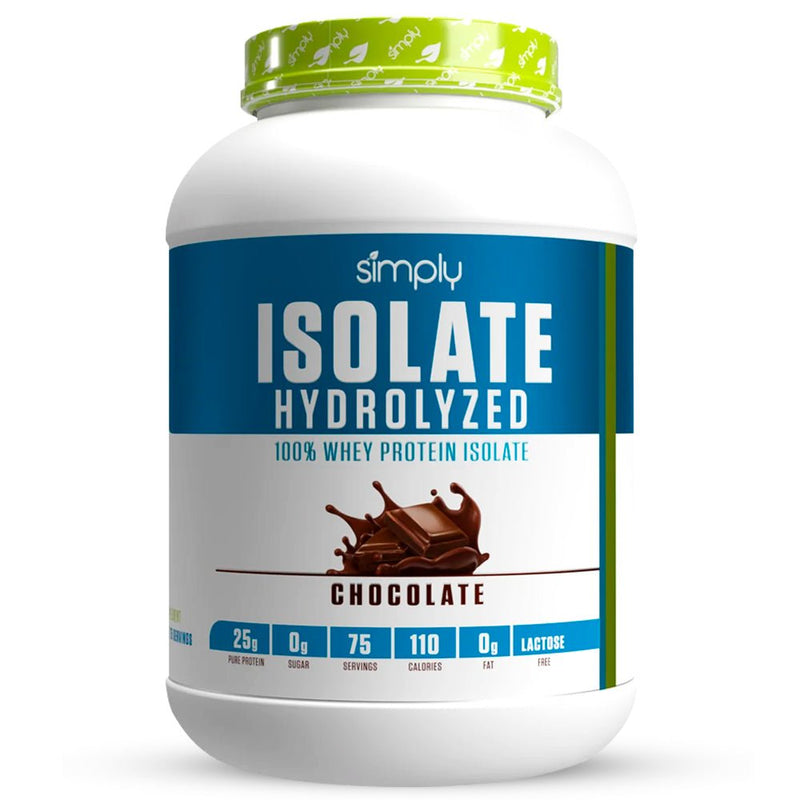 Isolate 100% Hydrolyzed Whey Protein 5 Lbs Simply Vitamins - Suples.cl