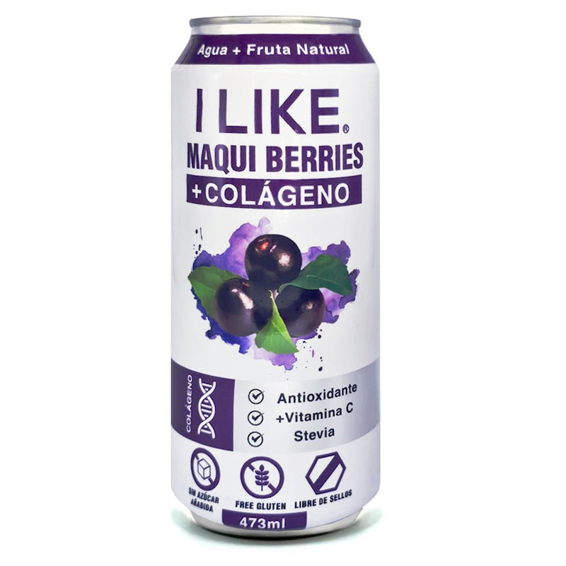 Jugo Natural Maqui Berries + Colágeno 473 Ml I Like - Suples.cl