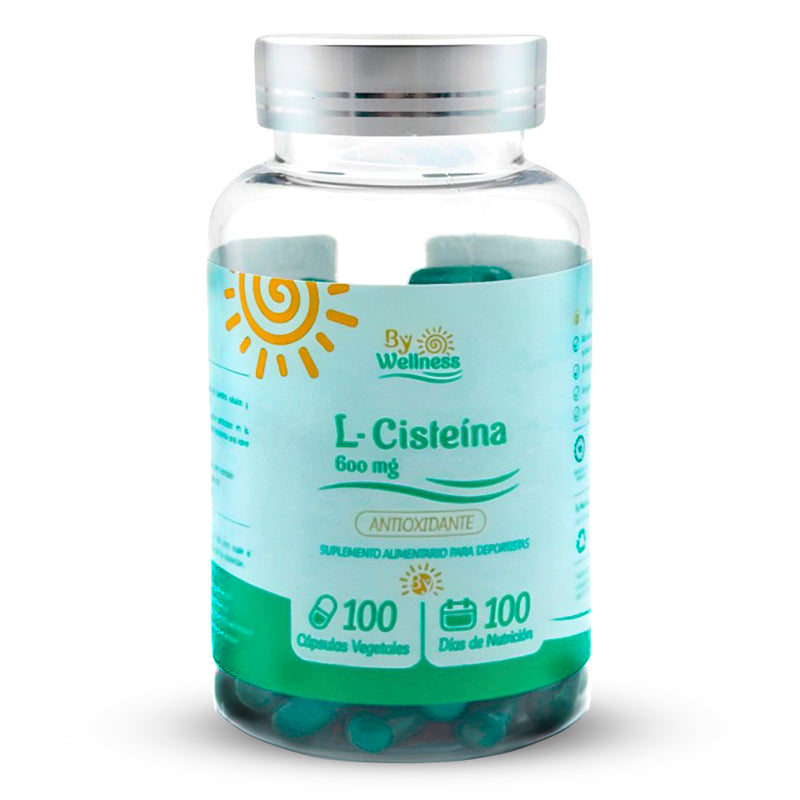 L-Cisteína 600 Mg 100 Caps By Wellness