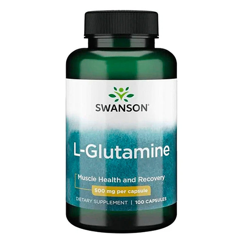L Glutamine 500 Mg 100 Caps Swanson - Suples.cl