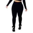 Leggins Mujer Negro Seamless Durabody - Suples.cl