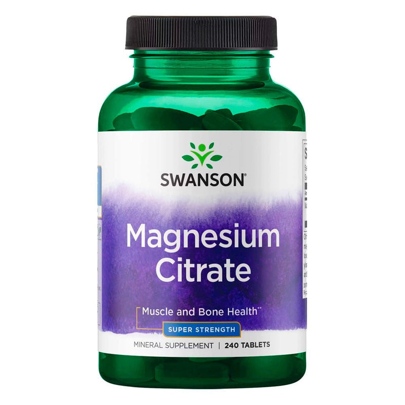 Magnesium Citrate 240 Tabs Swanson - Suples.cl