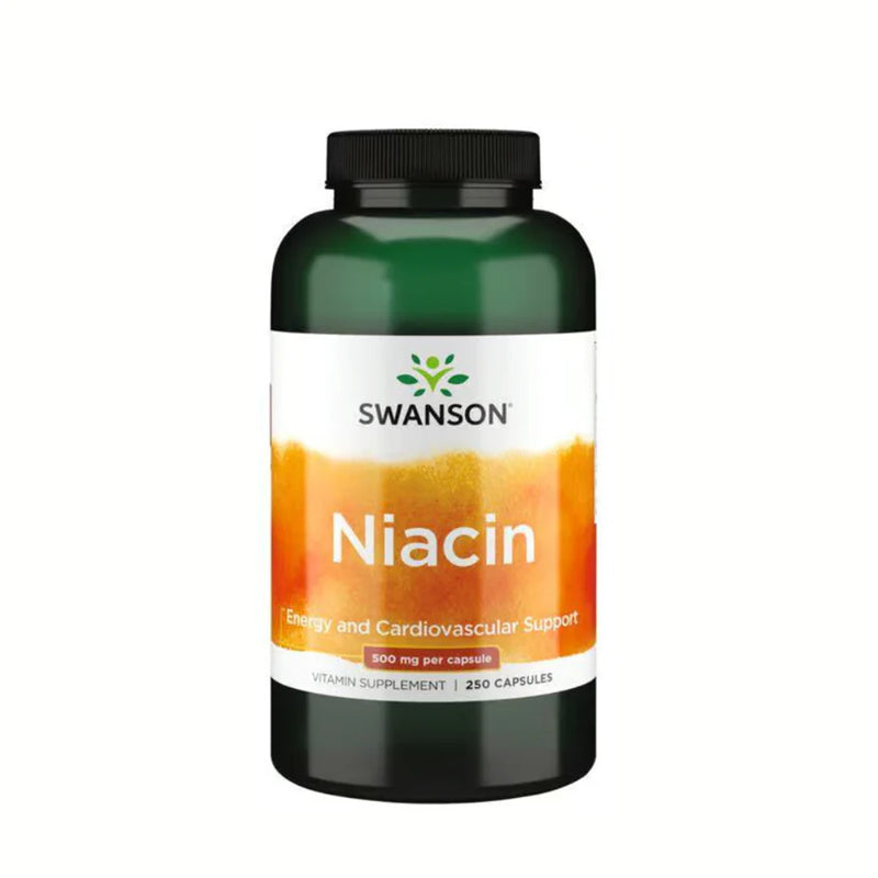 Niacin 500mg 250 Cápsulas Swanson