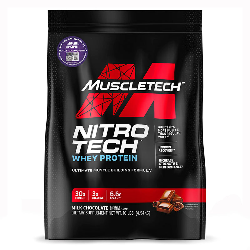Nitrotech Whey Protein 10 Lbs Muscletech