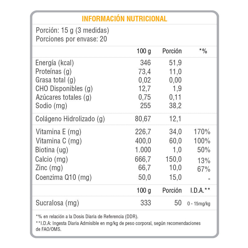 Pack 2 Colágenos Hidrolizado Q10 + Cúrcuma y Biotina 300g Nutrivital - Suples.cl