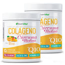 Pack 2 Colágenos Hidrolizado Q10 + Cúrcuma y Biotina 300g Nutrivital - Suples.cl