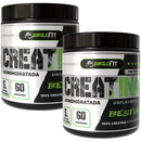 Pack 2 Creatinas de 300gr Monohidratadas Micronizadas Junglefit - Suples.cl