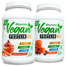 Pack 2 Vegan Protein + B12 2.2lbs 30 Serv Nutrivital - Suples.cl