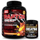 Pack Raptor Beef Protein 5 Lbs +100% Creatina Turbo 300 Grs Fast Nutrition - Suples.cl