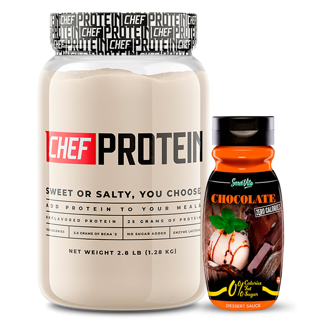 Pack Whey Chef Protein 2,8 Lbs + Salsa Servivita 320 Ml
