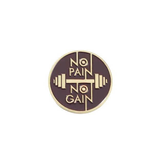 Pin "NO PAIN, NO GAIN" Jungle Fit - Suples.cl