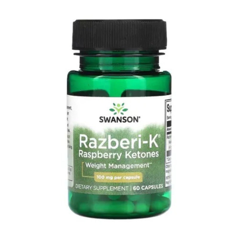 Razberi - K 100mg - 60 Cápsulas Swanson - Suples.cl
