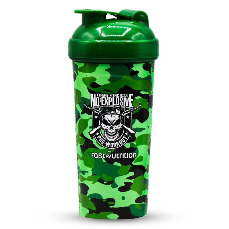 Shaker Fast Nutrition 700 Ml Camo Green Explosive - Suples.cl